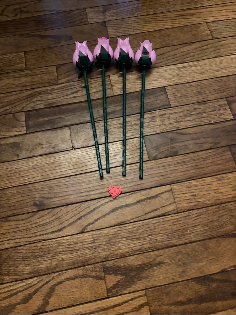 LEGO Pink Rose Bouquet Decorative Floral Arrangement